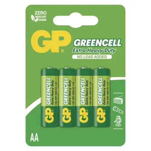 Baterie GP Greencell R6 (AA), 4 ks