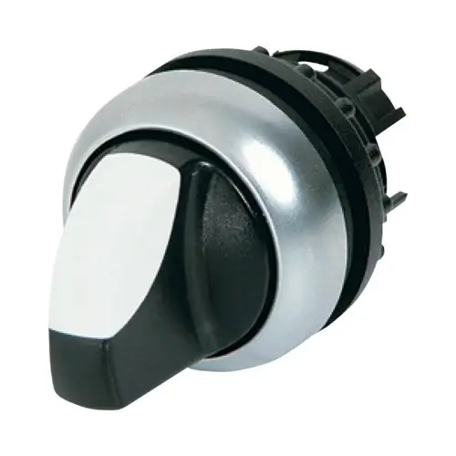 Ovládací hlavice otočná prosvětlená 2-polohy s aretací bílá EATON M22-WRLK-W 216823