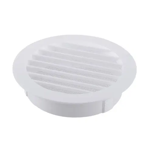 Mřížka MP4804WH-S/K pro otvor 100mm bílá se síťkou
