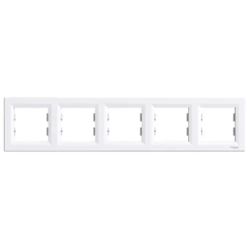 Schneider Electric Asfora pětirámeček bílý EPH5800521