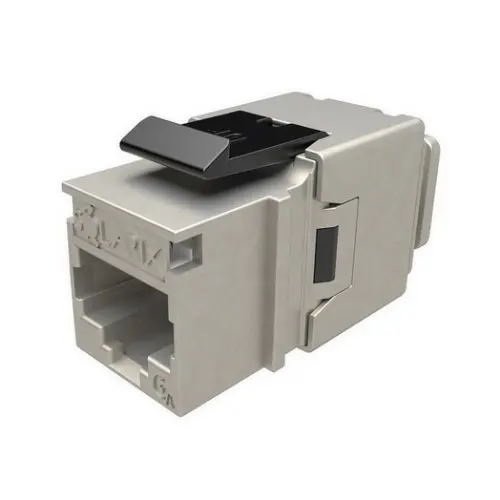 Konektor keystone Solarix SXKJ-10G-STP-BK-NA CAT6A STP RJ45 lisovací