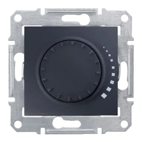 Schneider Electric Sedna stmívač otočný tlač. RC 25-325W/VA č.1 graphite SDN2200670