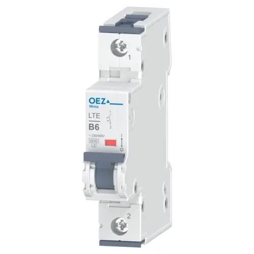 Jistič OEZ LTE-6B-1 6 kA B 6 A