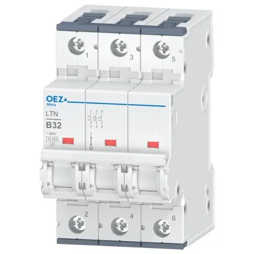 Jistič OEZ LTN-32B-3 10 kA B 32 A