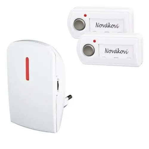 Bezdrátový domovní zvonek do zásuvky ELEKTROBOCK BZ11-12