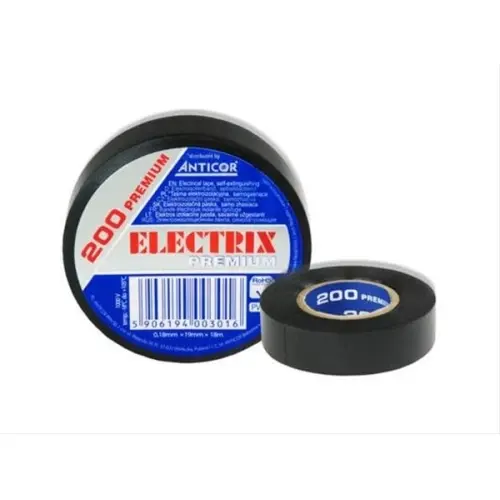 Izolační páska Anticor Electric premium 200 50mm x 18m černá