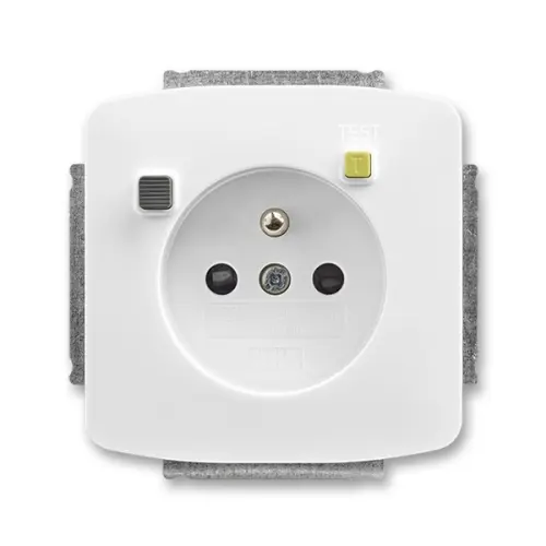 ABB Tango zásuvka bílá 5526A-A02369 B s proudovým chráničem FI-DOS