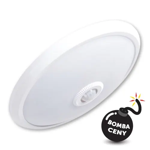 LED svítidlo Kanlux FOGLER LED 14W-NW neutrální bílá 4000K s pohybovým čidlem 18121