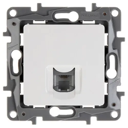 Legrand Niloé telefonní zásuvka RJ11 bílá 764569