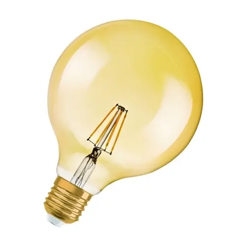 LEDVANCE Vintage 1906 LED CL GLOBE125 FIL GOLD 55 non-dim 7W/825 E27