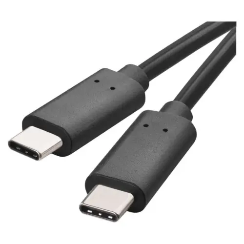 Kabel USB-C EMOS 3.1 C/M - USB 3.1 C/M 1m černý SM7022BL