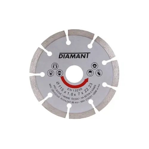 Diamantový kotouč segmentový 115/22,2mm 556861