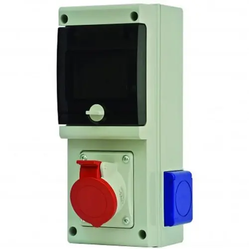 Kombinace zásuvková Scame BLOCK1 632.1W-011 2× 230 V 1× 400 V, 16 A