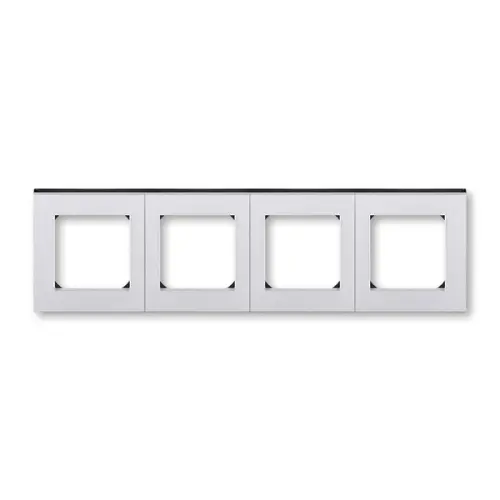 ABB Levit M čtyřrámeček titanová/kouřová černá 3901H-A05040 70