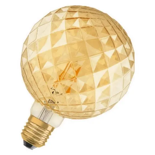LED žárovka Vintage 1906 E27 OSRAM 4W (40W) teplá bílá (2500K) Retro Filament Gold Pinecone