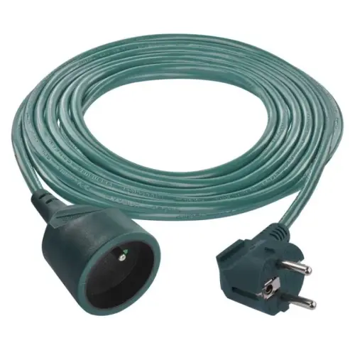 Prodlužovací kabel EMOS 5m/1zásuvka zelená P0115Z 1912310500