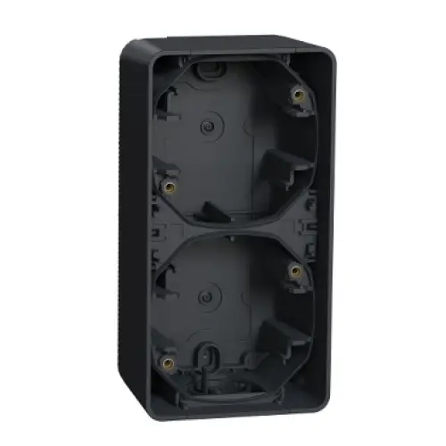 Schneider Electric Mureva Styl IP55 nástěnná krabice dvojnásobná svislá antracit MUR37912