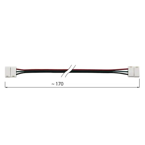 Spojovací konektor McLED pro double-white 10mm LED pásky 170mm ML-112.002.21.4