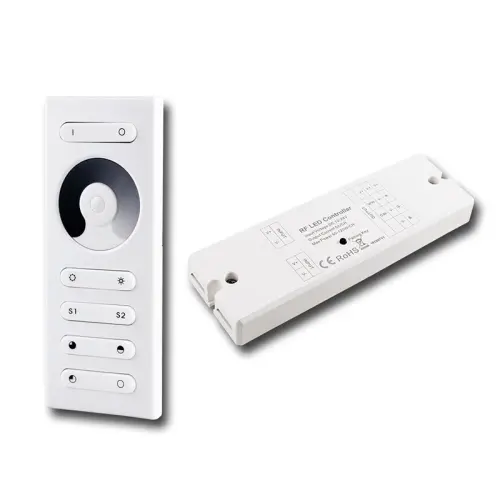 RF dálkové ovládání stmívač McLED pro jednobarevné LED pásky sada ovladač+přijímač ML-910.509.22.1