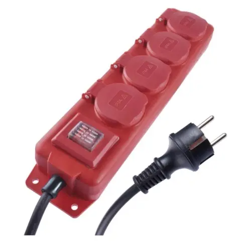 EMOS Prodlužovací kabel 4Z 5M 1,5mm IP44 GUM