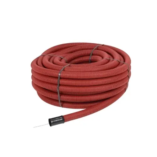 Chránička korugovaná ohebná Fränkische červená 160 mm 25 m