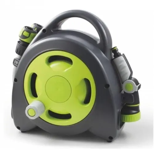 Navíjecí buben se zahradní hadicí G.F. Aqua bag maxi 16,5m Lime 28-5608-LI
