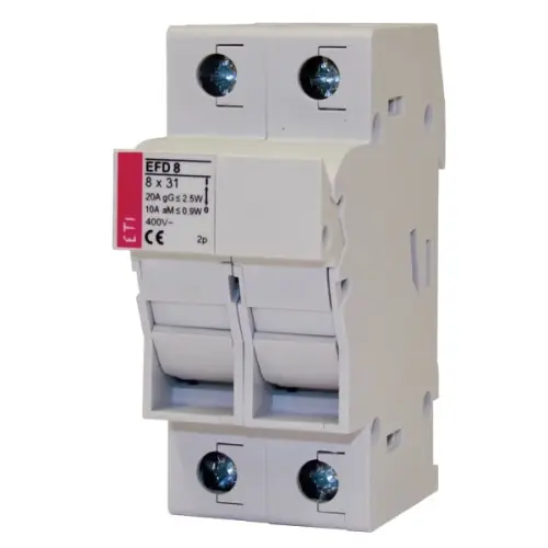Pojistkový odpínač ETI EFD 8 L 1p+N 20A pro pojistky CH8 002520007
