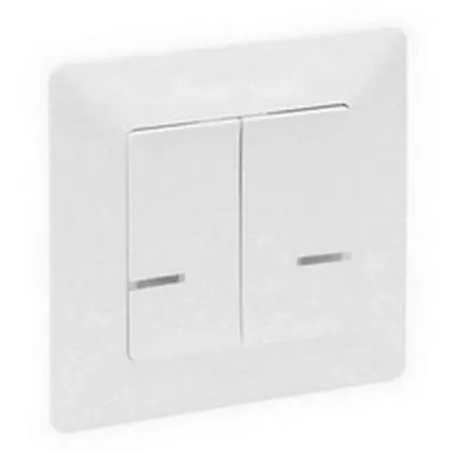 Legrand Valena Life with Netatmo spínač dvojitý bílý 752188