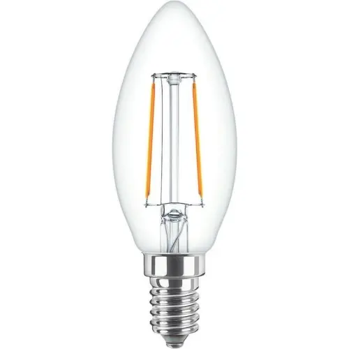 Philips CorePro LEDCandle ND 2-25W E14 B35 827 CLEAR GLASS