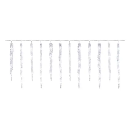EMOS LED vánoční girlanda Icicles 3,6 m studená bílá