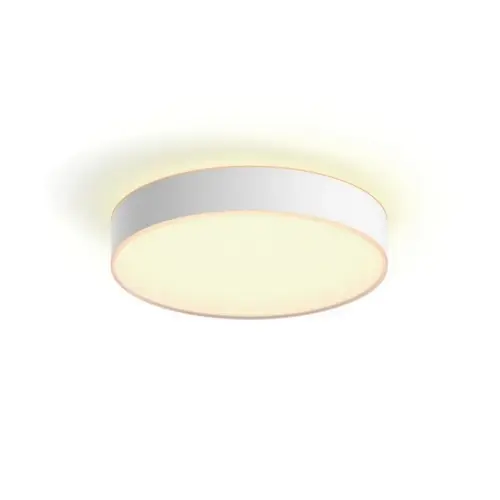 PHILIPS HUE Hue Bluetooth LED White Ambiance Stropní svítidlo Philips Enrave M 41159/31/P6 19,2W 2450lm 2200-6500K IP20 38,1cm bílé, stmívatelné s dálkovým ovladačem
