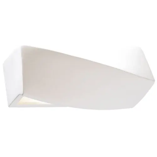 Nástěnné keramické svítidlo SOLLUX Sigma mini E27 1x60W bez zdroje SL.0229 bílá