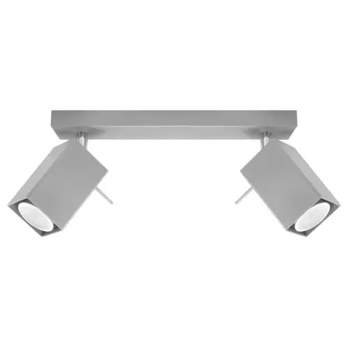 Bodové svítidlo SOLLUX Merida 2 GU10 2x40W bez zdroje SL.0456 šedá