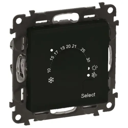Legrand Valena LIFE termostat černý 756333