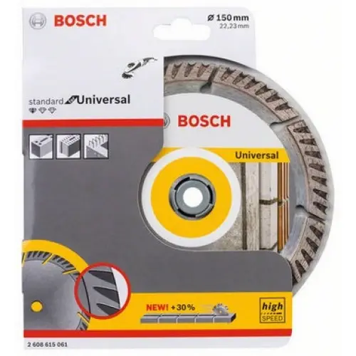 Diamantový segmentový řezný kotouč Bosch Standard for universal ø 150x22,23 mm