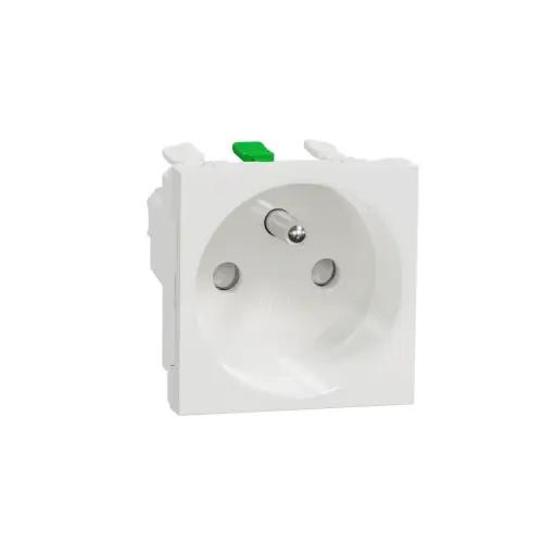 Schneider Electric Nová Unica zásuvka bezšroubová bílá NU305918E