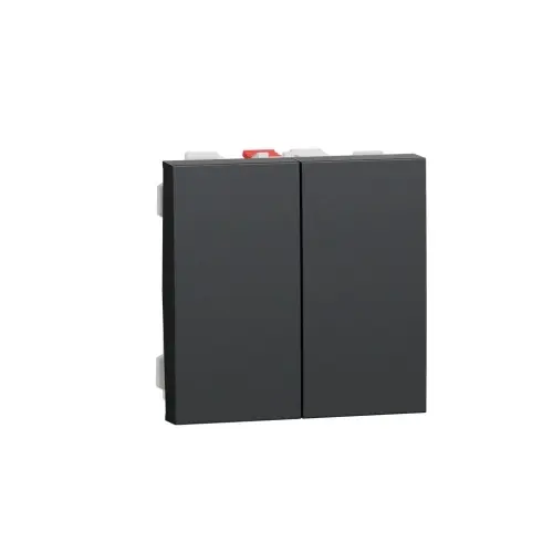 Přepínač křížový řazení 5 Schneider Electric Unica Nová 2 moduly antracit