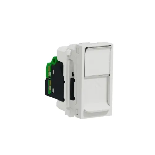 Zásuvka datová Schneider Unica Nová CAT6 1× RJ45 1 modul bílá
