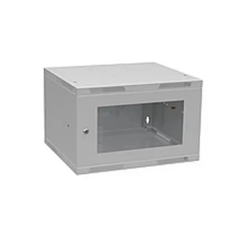 Nástěnný datový rozvaděč 19" výška 6U (356mm) H=450mm Š=520mm šedý Solarix SENSA-L-6U-545-11-G