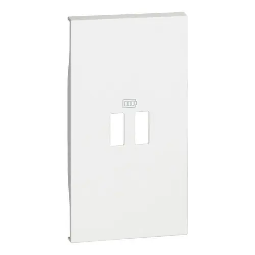 Bticino Living now krytka nabíječky USB 2 moduly bílá KW12C