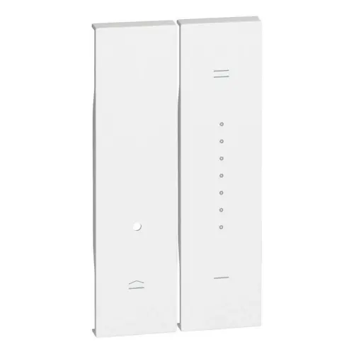 Bticino Living now krytka univerzálního stmívače 2 moduly bílá KW19