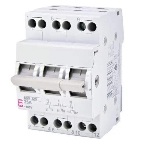 Přepínač ETI SSQ 340 3P/40A I-0-II 002421435