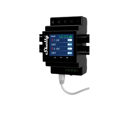 Shelly Pro 4PM DIN Rail 4-channel Relay, WiFi (Power measurement)