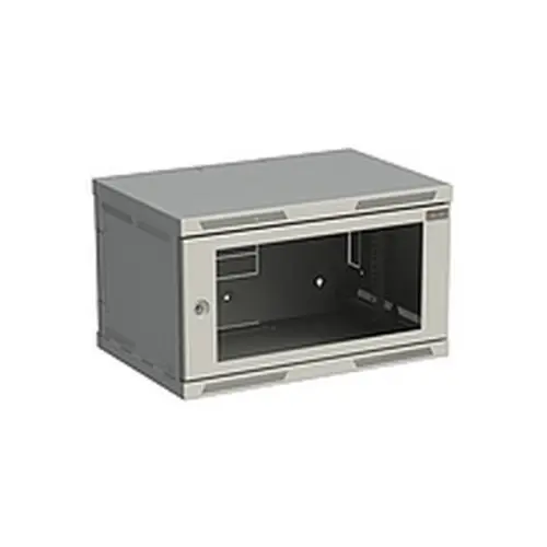 Nástěnný datový rozvaděč 19" výška 6U (356mm) H=400mm Š=600mm šedý Solarix SENSA-6U-64-11-G