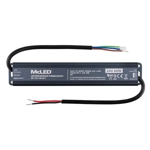 LED napájecí zdroj McLED 24VDC 2,5A 60W ML-732.105.39.1