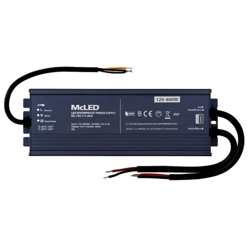 LED napájecí zdroj McLED 12VDC 33,33A 400W ML-732.111.39.0