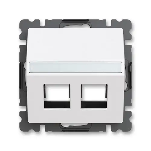 ABB Zoni kryt datové zásuvky bílá 5014T-A00418 500 (2CHT290418A4500)