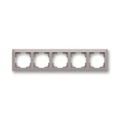 ABB Zoni pětirámeček greige/bílé okraje 3901T-A00050 144 (2CHT010050A6144)