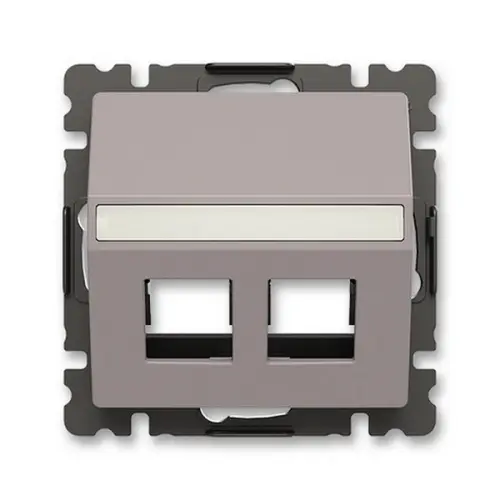 ABB Zoni multimediální zásuvka/kryt/záslepka greige 5014T-A00418 244 (2CHT290418A4244)