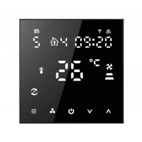 TERMOSTAT W3FANCOILBLACK WIFI